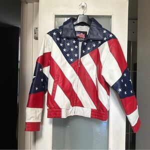 AMERICANA: Patriotic Jacket with Stars and Stripes